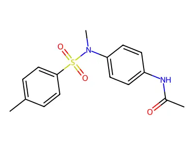 4-(p-Toluolsulfonmethylamido)acetanilid structure