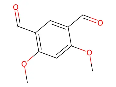 4,6-Dimethoxybenzene-1,3-dicarbaldehyde structure