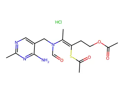 Acetiamine hydrochloride structure