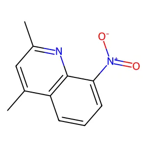 2,4-Dimethyl-8-nitroquinoline structure