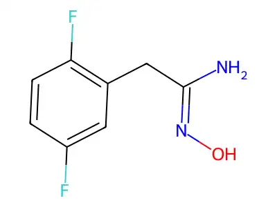 2-(2,5-Difluorophenyl)-N-hydroxyacetimidamide structure