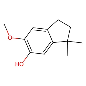 6-Methoxy-3,3-dimethylindan-5-ol structure