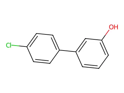 4'-Chloro-3-biphenylol structure