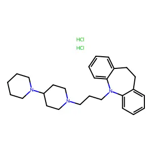1-Piperazinecarboxylic acid, 4-(2-(diisobutylamino)ethyl)-, butyl ester, hydrochloride structure