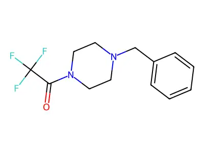 1-(4-Benzylpiperazin-1-yl)-2,2,2-trifluoroethan-1-one structure
