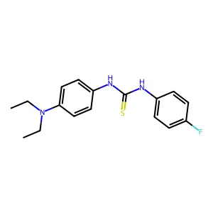 1-[4-(Diethylamino)phenyl]-3-(4-fluorophenyl)thiourea structure