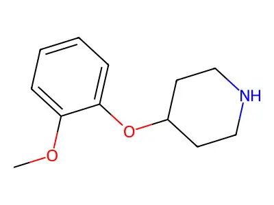 4-(2-Methoxyphenoxy)piperidine structure