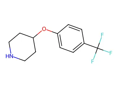 4-(4-(Trifluoromethyl)phenoxy)piperidine structure