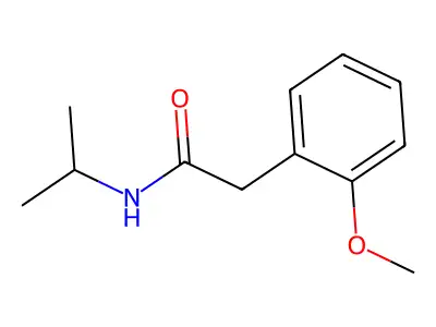 2-(2-methoxyphenyl)-N-(propan-2-yl)acetamide structure