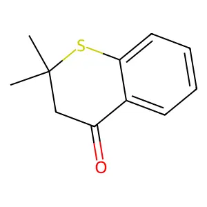 2,2-dimethyl-3,4-dihydro-2H-1-benzothiopyran-4-one structure