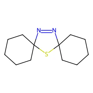 7-Thia-14,15-diazadispiro(5.1.5.2)pentadec-14-ene structure