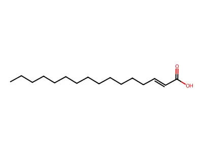 十六碳烯酸 structure