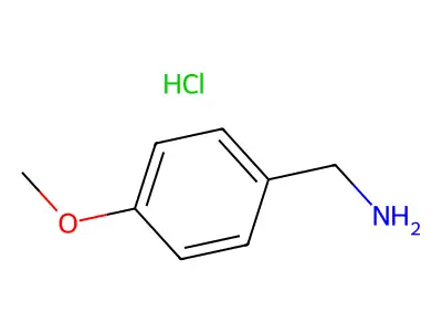 (4-methoxyphenyl)methanamine Hydrochloride structure