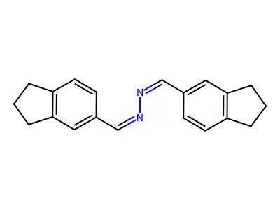 5-INDANCARBOXALDEHYDE AZINE structure