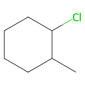 (1R,2R)-1-chloro-2-methylcyclohexane structure