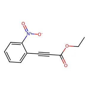 Ethyl 3-(2-nitrophenyl)prop-2-ynoate structure