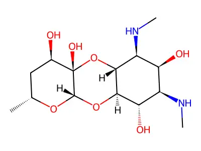 Dihydrospectinomycin structure