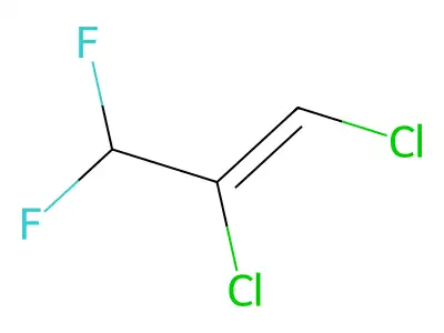 2,3-Dichloro-1,1-difluoro-2-propene structure