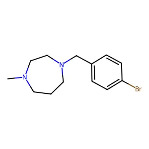 1-[(4-Bromophenyl)methyl]-4-methyl-1,4-diazepane structure