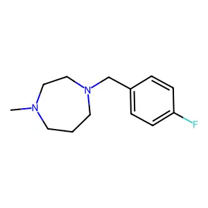 1-[(4-Fluorophenyl)methyl]-4-methyl-1,4-diazepane structure