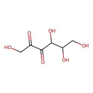 D-erythro-2,3-Hexodiulose structure