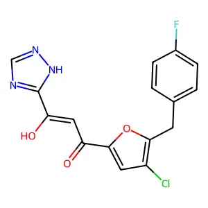 4-(2-(Dimethylamino)-1-methylethyl)-1-piperazinecarboxylic acid ethyl ester hydrochloride structure