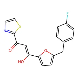 Benzenamine,N-bis(2-chloroethyl)-4-(2,4-cyclopentadien-1-ylidenemethyl)- structure