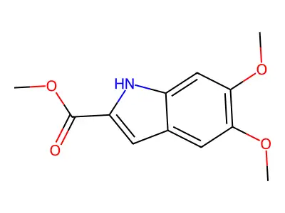 methyl 5,6-dimethoxy-1H-indole-2-carboxylate structure