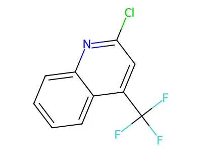 2-Chloro-4-(trifluoromethyl)quinoline structure