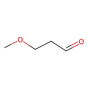 Propanal, 3-methoxy- structure