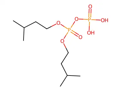 Diphosphoric acid, bis(3-methylbutyl) ester structure