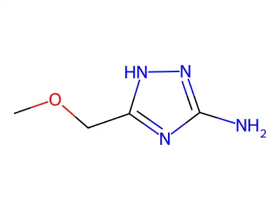 3-(methoxymethyl)-1H-1,2,4-triazol-5-amine structure