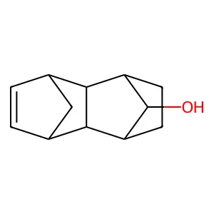 Tetracyclo(6.2.1.1(3,6).0(2,7))dodec-4-ene-11-ol, stereoisomer structure