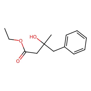 Ethyl 3-hydroxy-3-methyl-4-phenylbutanoate structure