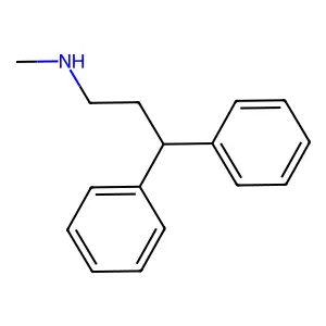 N-Methyl-gamma-phenylbenzenepropanamine structure