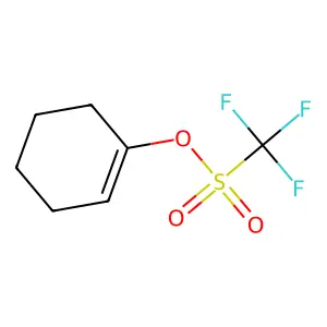1-Cyclohexenyl trifluoromethanesulfonate structure