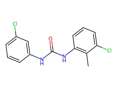 N-(3-Chloro-2-methylphenyl)-N'-(3-chlorophenyl)urea structure