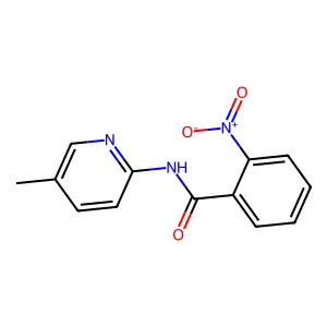 N-(5-methylpyridin-2-yl)-2-nitrobenzamide structure