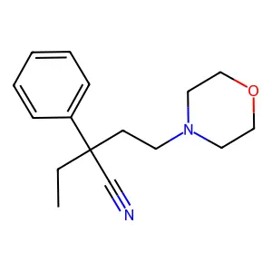 2-乙基-4-(4-吗啉基)-2-苯基丁腈 structure