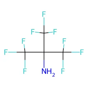 Perfluoro-tert-butylamine structure