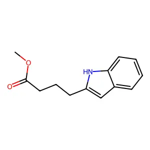 Methyl 4-(1H-indol-2-yl)butanoate structure