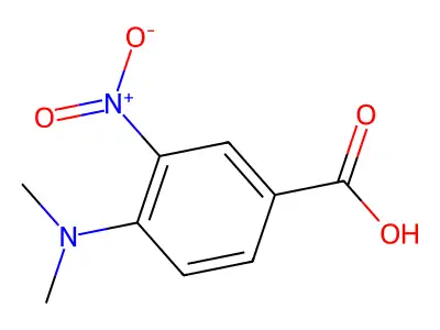4-(Dimethylamino)-3-nitrobenzoic acid structure