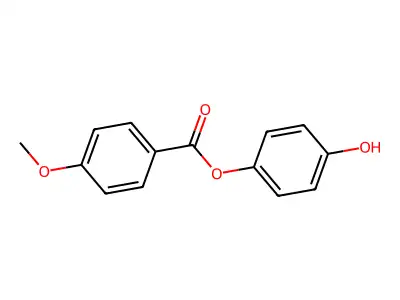 4-Hydroxyphenyl 4-methoxybenzoate structure
