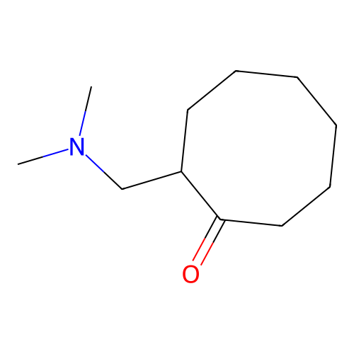 2-[(Dimethylamino)methyl]cyclooctan-1-one structure