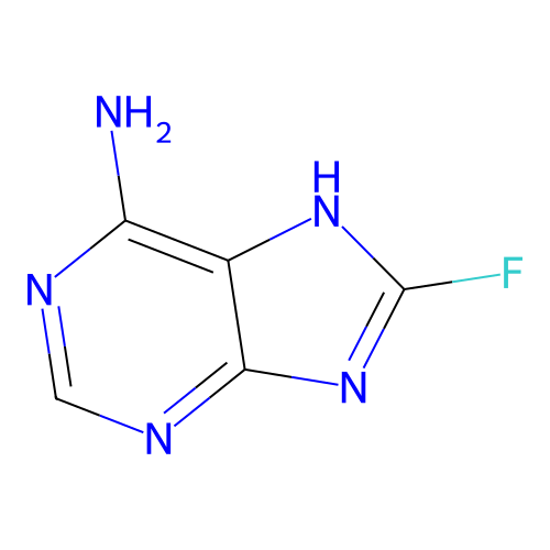 8-Fluoro-9H-purin-6-amine structure