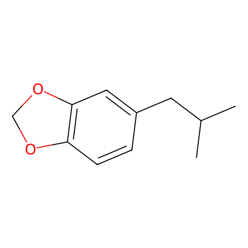 5-Isobutyl-1,3-benzodioxole structure
