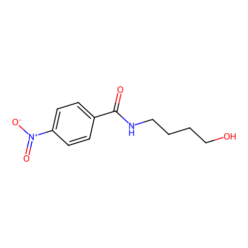 4-(p-Nitrobenzamido)-butanol structure