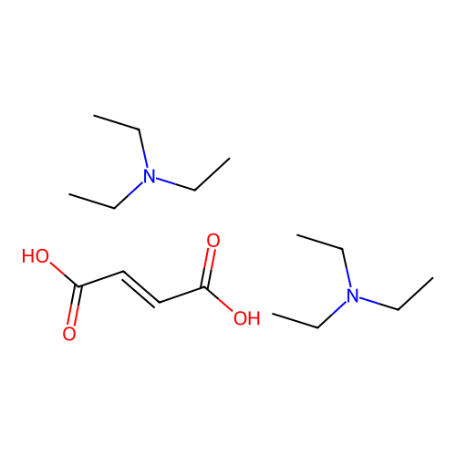 Triethylammonium fumarate (2:1) structure