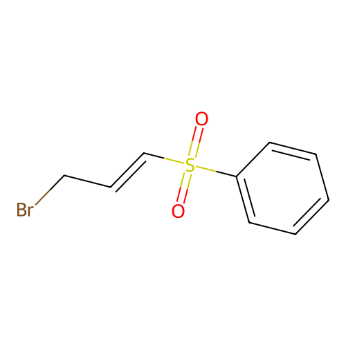 [(E)-3-bromoprop-1-enyl]sulfonylbenzene structure