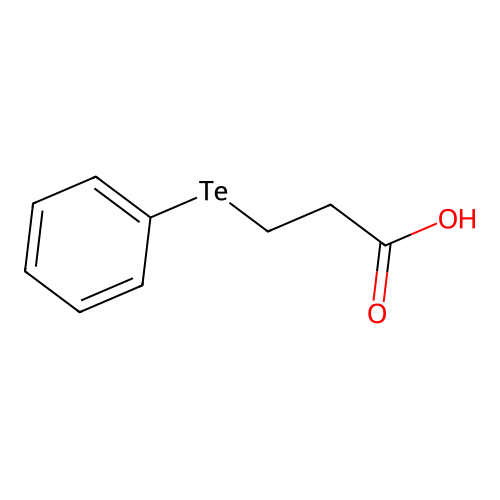 3-(Phenyltelluro)propionic acid structure